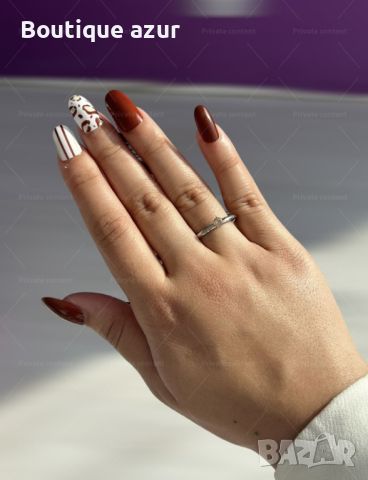 Нежен дамски пръстен от медицинска стомана, снимка 1 - Пръстени - 45462306