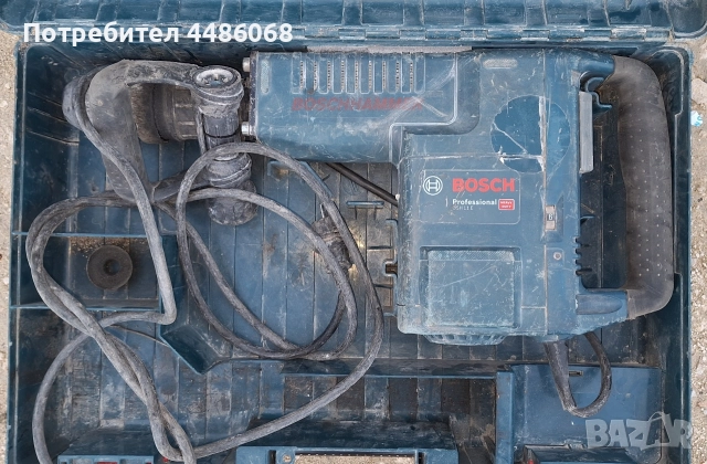 къртач Bosch GSH 11 E SDS MAX за къртене на стени и бетон