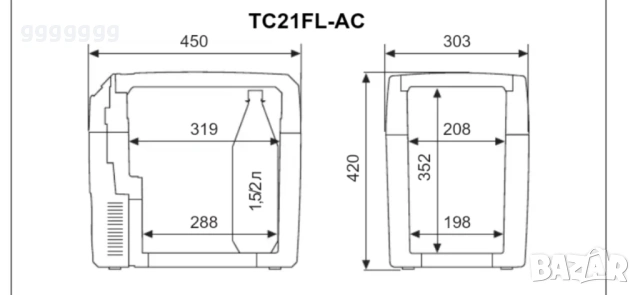 Хладилник за кола WAECO , снимка 8 - Хладилни чанти - 53506200