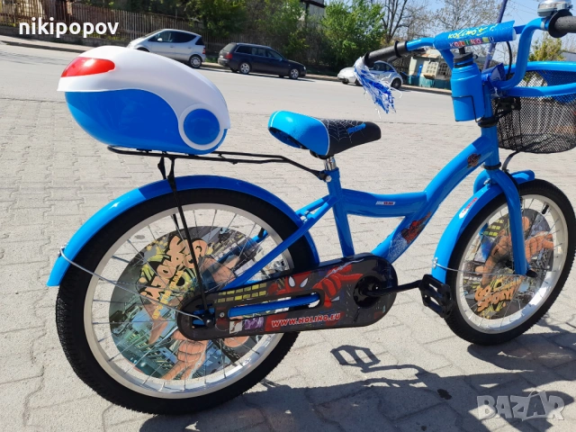 CARRERA Велосипед 20" SPIDER син, снимка 3 - Велосипеди - 53773111