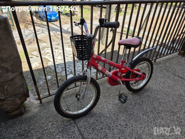 Детско колело 16" - момиче, снимка 2 - Велосипеди - 53939110
