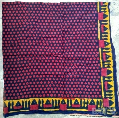 СТАРА АВТЕНТИЧНА ДЪБЕНСКА КУКЕРСКА КЪРПА, ЗАБРАДКА, ПОШ ЗА НОСИЯ - КАРАМАНЛИЙКА, снимка 3 - Антикварни и старинни предмети - 51404589