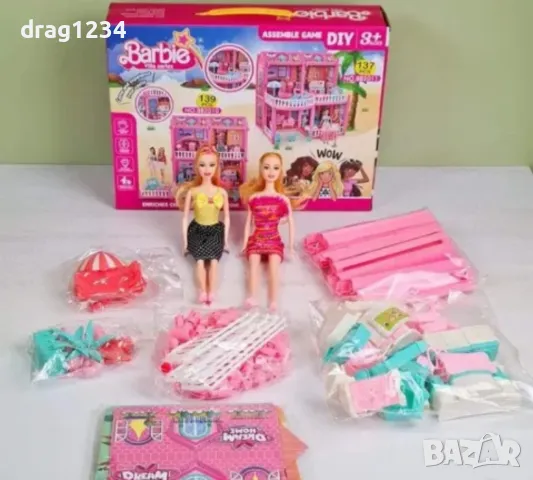 Детски комплект играчки „Направи си сам“, Lovey Assemble Doll Set 139 части, снимка 2 - Кукли - 48370754