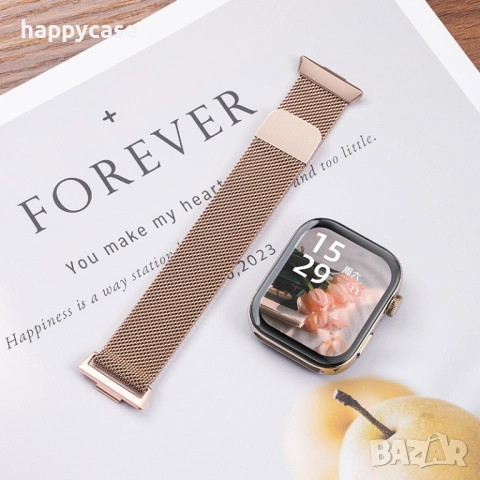 Huawei Watch Fit 4 4 Pro / Fit 3 / MILANESE Стоманена магнитна каишка верижка, снимка 4 - Каишки за часовници - 50996238