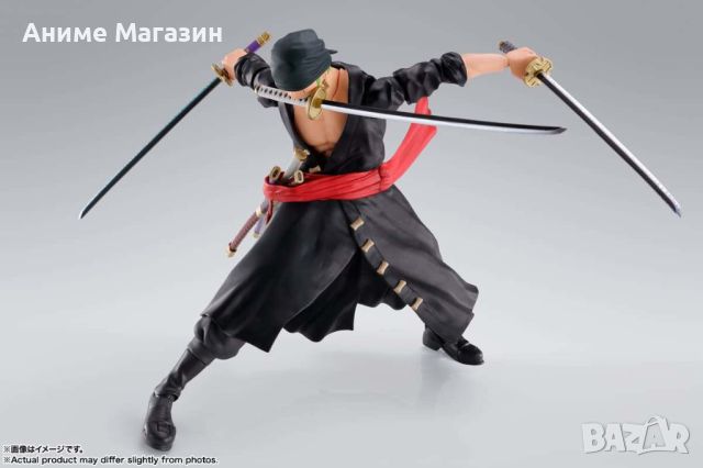 Аниме колекционерска S.H.Figuarts Екшън Фигурка One Piece ZORO Ride Onigashima, снимка 3 - Колекции - 45367166