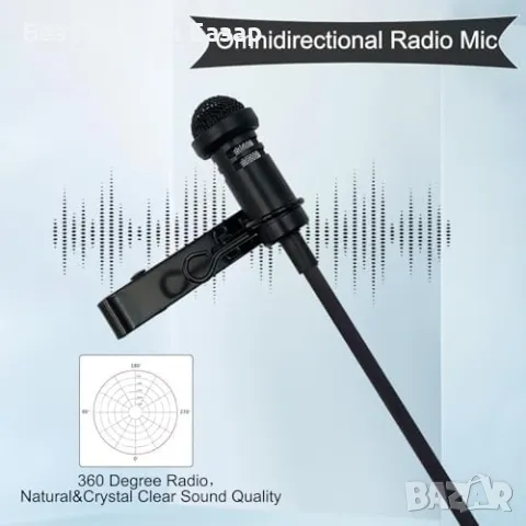 Нови 2 броя комплект мини микрофон за камера и стрийминг 3.5 мм за DJI Mic 2 Rode Wireless GO II, снимка 3 - Други - 50166254