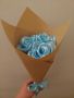 Букети от сатенени рози (вечни рози) - могат да бъдат и блестящи, снимка 3