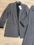 Комплект костюм сив сако и панталон размер S Stradivarius, снимка 5