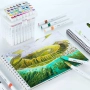 Ohuhu Art Markers Set-перманентни маркери, комплект 48 цвята, снимка 7