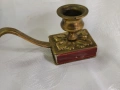 Месингов свещник „Кибритница“., снимка 2