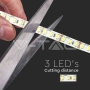 VTAC LED лед лента SMD5730 18W/м 5м 120 LED/м 3000Lm/м 12V 3, снимка 7