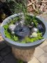 Соларен фонтан плаващ .Идеален декор за всяка градина., снимка 1 - Други - 45386168