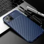 Apple iPhone 13 mini Удароустойчив Carbon Fiber Калъф и Протектор, снимка 2