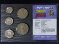 Венецуела 1989-1990 - комплектен сет от 5 монети, снимка 1