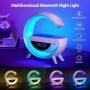RGB Интелигентна Bluetooth LED Лампа BT-3401 с Безжично Зарядно и Множество Функции