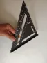 Триъгълник дърводелски с отмерване на ъгли, снимка 1