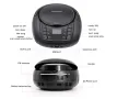 Портативен Boombox CD плейър LONPOO LP-D03 с Bluetooth, снимка 5