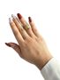 Красив дамски пръстен от неръждаема стомана тип пеперуда, снимка 2