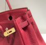 Hermes Birkin Bordeaux red, снимка 4