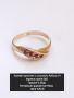 Златен пръстен с Рубини проба 585, снимка 1 - Пръстени - 45597024