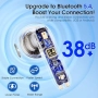 Нови Bluetooth 5.4 безжични слушалки с ENC шумопотискане и 35H батерия калъф за зареждане, снимка 4