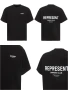 Оригинални Represent Модерни мъжки шорти. Размер М. Цвят черен. , снимка 10