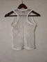 Дамски бял мрежест потник S размер, снимка 2