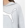 PUMA Modern Sports Cover Up Sweatshirt Grey, снимка 4