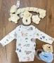 Бебешко боди 0-3 месеца, играчка за количка и дрънкалка, снимка 1