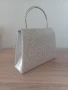 Дамска чанта с кристали и метална дръжка , снимка 8