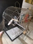 Клетка за птици + пълен комплект аксесоари и храна, снимка 2