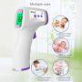 Безконтактен инфрачервен,дигитален,гласов медицински термометър за бебета и възрастни, снимка 1