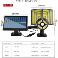 Соларна индукционна улична лампа,външен сензор за слънчево движение с дистанционно управление, снимка 2 - Соларни лампи - 45571617