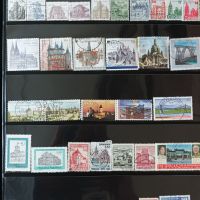 Пощенски марки на теми - архитектура и спорт, снимка 3 - Филателия - 45494794