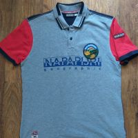 Napapijri Eishop Short Sleeve Polo Shirt - страхотна мъжка тениска М, снимка 6 - Тениски - 45344204
