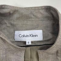 Calvin Klein дамско ленено яке тип сако размер XS, снимка 6 - Якета - 45172400