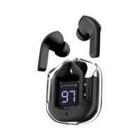 Безжични слушалки с активно шумопотискане, Прозрачни, BT 5.1, Черни, снимка 1 - Безжични слушалки - 45530145