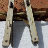 Метални брави с бронзови дръжки и бронзов обков, снимка 1 - Други стоки за дома - 45626746