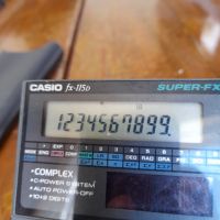 Стар калкулатор Casio FX-115D, снимка 6 - Други ценни предмети - 45305161