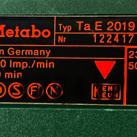 Metabo TA E 2019 - Комбиниран такер 18/19 мм, снимка 7 - Други инструменти - 45031325