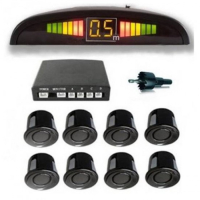 Автомобилен парктроник, 8 датчика, сензора, дисплей, звукова сигнализация, 12VDC, снимка 1 - Аксесоари и консумативи - 45071947
