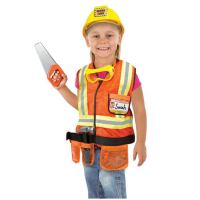 Детски костюм на строителен работник с каска, снимка 3 - Детски комплекти - 44953984