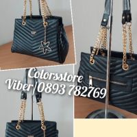 Черна чанта Victoria Secret-SG44y, снимка 1 - Чанти - 45650969