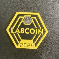 Lab Coin ОРИГИНАЛЕН [Black and yellow] 1+1FREE, снимка 1 - Колекции - 45807418