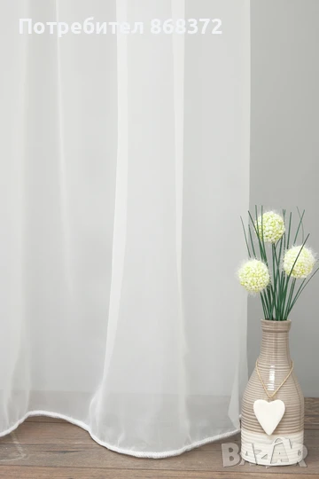 Пердета тип бял воал- нови, снимка 1