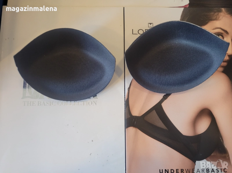 75B-70C-65D-80A черни дамски гелови подплънки за рокля/бюстие/сутиен/бански, снимка 1