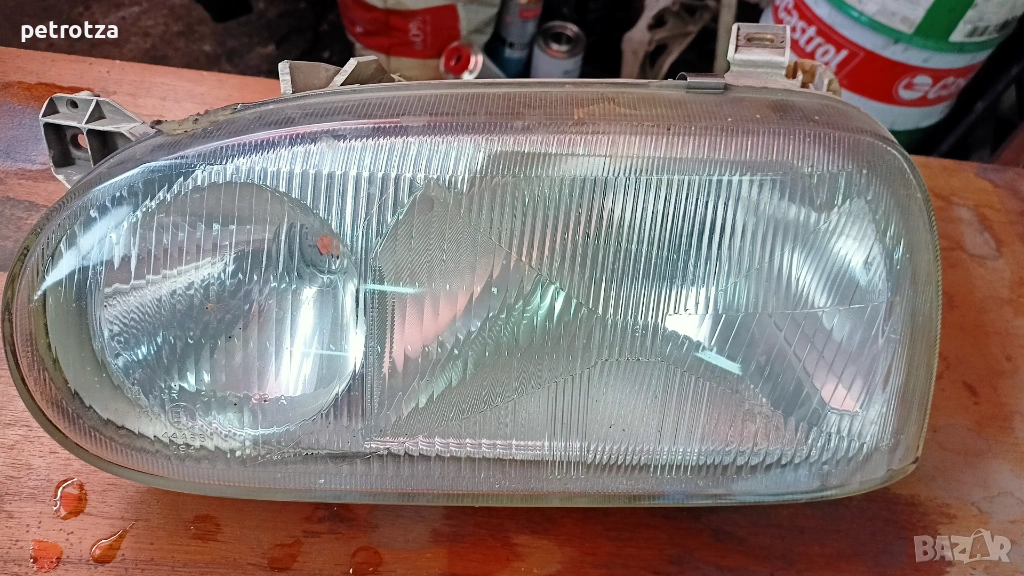 Фар за Голф 3, двусекционен, оригинален Hella, снимка 1