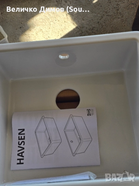 керамична мивката , снимка 1