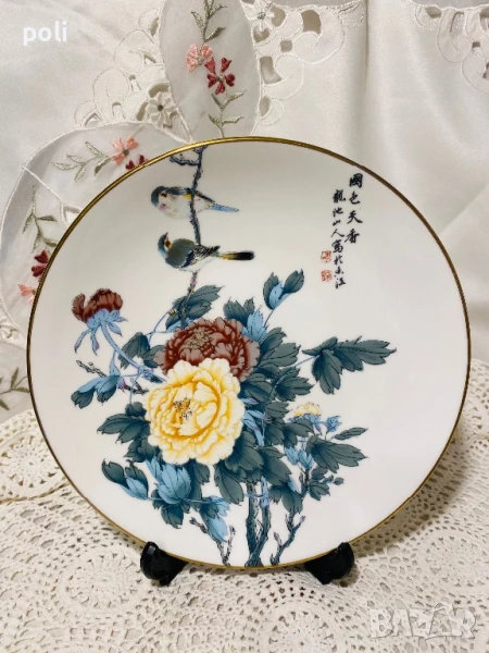 порцеланова чиния за стена , снимка 1