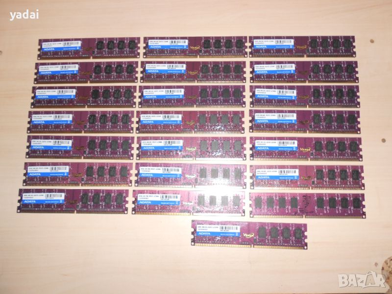 699.Ram DDR2 800 MHz,PC2-6400,2Gb.ADATA. НОВ. Кит 22 Броя, снимка 1